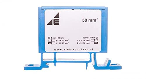 Durchgangsschienenverbinder 2-Draht 16-70mm2 blau ZP50 Cu/n 48.51 Elektro-plast Spatel 5901769011526