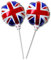 Lizzy Union Jack Party Decorations | King Charles III Coronation 2023 | Indoor or Outdoor Party Supplies Decorations Day Celebrations Football Games (2pk Union Jack Self Inflating Balloon)