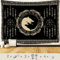 F-FUN SOUL Nordic Vikings Wandteppich, 203.2x152.4 cm, weicher Flanell, Wikinger, Gewalt, Wolf, keltische Rune, skandinavisch, ästhetisch, Mythologie, Wohnzimmer, Dekor GTZYFS1791