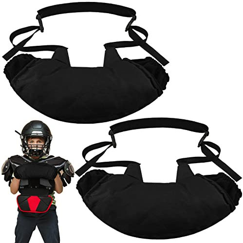 2 Pack Football Hand Warmer Bag Hand Muff Football Warmer Bag Tactical Hand Warmer Hand Warmer Bag for Outdoor Football (Black, 14 x 6.5 inch)