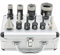 Diamond Core Drill Bits Set - FOCSTOL 10pcs (6/6/8/20/25/35/50mm+10mm Finger Bit+35mm Beveling Chamfer Bit+Hex) Diamond Hole Saw Kit for Porcelain Ceramic Tile Marble Granite