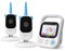 KAWA Monitor de bebé con 2 cámaras, cámara HD 2K de 2,8 Pulgadas, sin WiFi, visión Nocturna, grabación y reproducción, 2 vías, Zoom 4X, Lullabies, Monitor de bebé de 1000 pies, S5