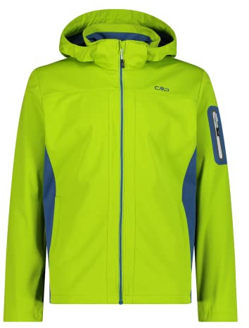 CMP Herren Light Softshell Jacke, Limegreen-Dusty Blue, 46