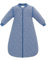 amo nenes Babyschlafsack 2.5 TOG, Baby Herbst Winter Langarm Schlafsack, 100% Baumwolle, abnehmbare Ärmel, Length 90cm, 6-18 Monate (Blau)