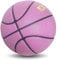 Taille 5/6/7 Basket-ball pondéré, ballons de basket en surpoids, ballons de basket d'entraînement de contrôle pour améliorer les compétences de dribble et de maniement de balle,Rose,No.6(1000g)
