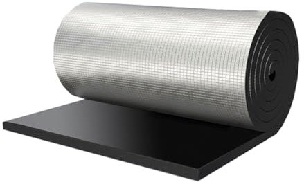 Reflecteur Radiateur Autocollant Thermique Isolant Anti Froid et Chaleur 5mm D'Epaisseur Barrière de Vapeur Isolant Thermique Derrière Radiateur Ignifuge avec Noyau en Mousse Feuille Aluminium ( Size