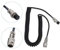 HELEVIA Handy 8 Pin Coiled Extension Microphone Cord Male Female Cable