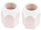 HOODANCOS 2 Pièces Pot À Crayons Rose Créatif - Porte Stylo Multifonctionnel Pour Bureau Vase À Pinceaux De Maquillage Et Rangement Stylé