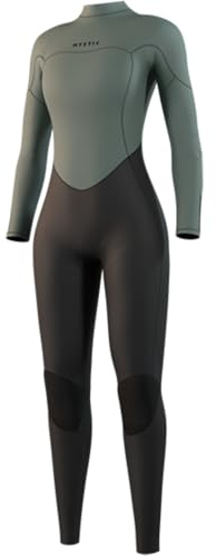 Mystic Wassersport - Surf Kitesurf & Windsurf Star Taucheranzug mit 5/3mm Rückenreißverschluss - Dark Olive