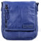 Hill Burry • Unisex Umhängetasche aus Leder HB6212 (Royalblau)