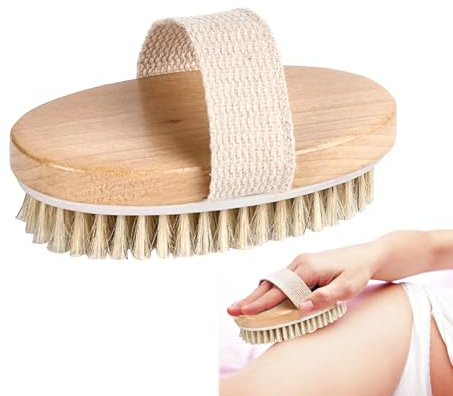 Spazzola Cellulite, Spazzola a Secco Corpo Anticellulite Per Massaggio, Spazzola Per Cellulite Gambe Con Il Massaggio Della Pelle Secca e l'Esfoliazione, Migliora La Circolazione Sanguigna