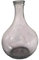Bouteille Dame Jeanne en Verre Gris fumé, Hauteur 34 cm