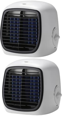 TOPBATHY 2 Pezzi Mini Condizionatore Portatile Ventilatore di Raffreddamento Piccolo Condizionatore