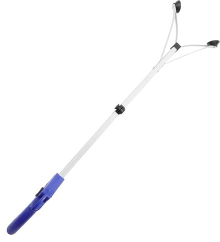 FUNOMOCYA Ramasseur De Feuilles De Jardin Pliable en Aluminium Robuste Outil De Ramassage De Déchets De Papier Portable