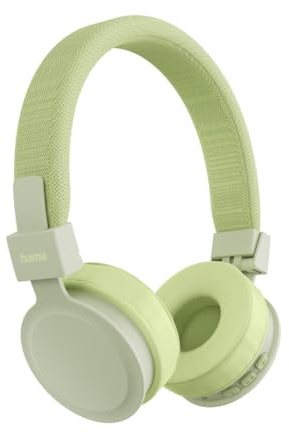 Hama Freedom Lit III On-Ear Bluetooth® Headphones, Green | Foldable headphones with built in microphone, direct acces to Siri & Google Assistant, padded & adjustable headband