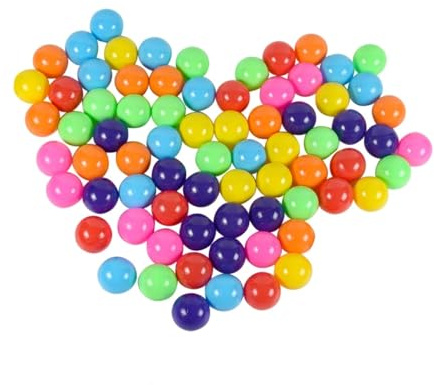HONITANO 25 Stück Bällebadbälle 5,5cm Für Kinder Bunte Kunststoff Ozeanbälle Im Beutel Farbenfrohes Spielzeug Für Babys Geburtstagsfeier Poolzelt