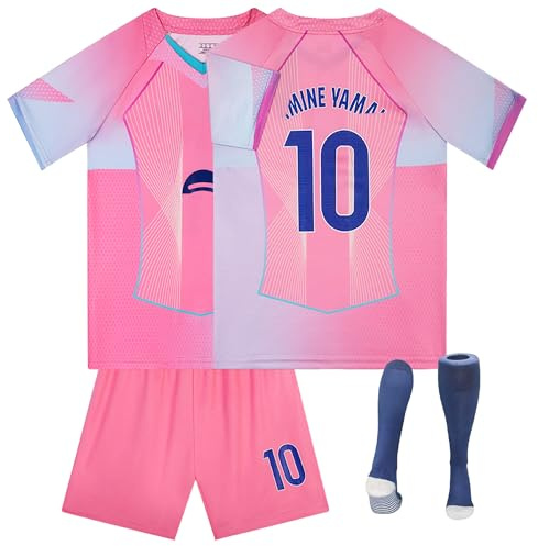 Generisch Fußball Trikot Anzug Kinder/Jungen/Herren/Mädchen Fußballtrikot Set, Football Kit Halloween,Weihnachten Geschenk