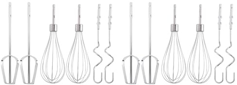 Qezodsx 2set Electric Egg Mixer Parts Set Blender Egg Beater Suit for Electric Balloon Whisk Kitchen Accessories Blender Mixer