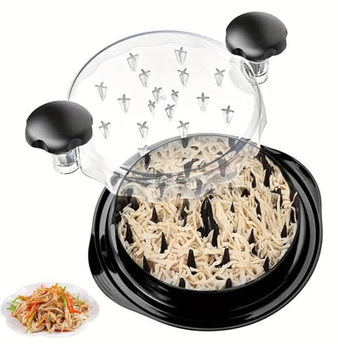 YRUHAN Deshilachador de Pollo, Trituradora de Pollo, Profesional Desmenuzador de Pollo, Corte de Alta Eficiencia, Rotación Manual, Operación Conveniente, Adecuado para Pollo, Res, Cerdo