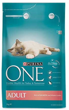 One Adult reich an Lachs 3 kg Katzenfutter von Purina