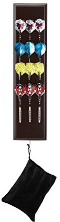 Viper Unisex-Erwachsene Sisal/Bristle Dartboard Bundle by GLD Products 40-0703 Darthalter zur Wandmontage, für 12 Stahl-/Soft-Dartpfeile, Mahagoni-Finish, Einheitsgröße