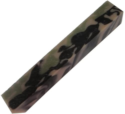 CHARNWOOD Woodturning AB02 Acrylic Pen Blanks Green & Brown Cammo