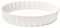 Emile Henry Plat à Tarte Céramique Blanc Farine 24 x 24 x 5 cm