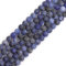 SHGbeads Sodalith-Halbedelstein-Perlen, rund, lose Perlen für Schmuckherstellung, DIY, Handarbeit, Bastelbedarf, 6 mm, matt, Blau, 38,1 cm
