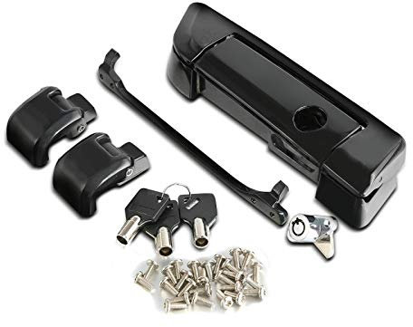 Topcase Verschluss Kit für Harley Davidson CVO Road King 2014 schwarz