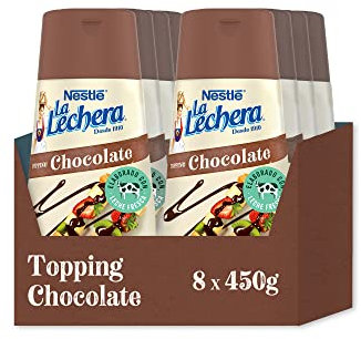 La Lechera Chocolate Sirvefacil 450 g - Pack de 8
