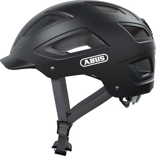 ABUS HYBAN 2.0 Fahrradhelm, Schwarz (Velvet Black), XL