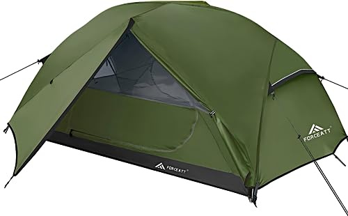 Forceatt Tent for 2 Person is Waterproof and Windproof, Camping Tent for 3 to 4 Seasons,Lightweight Aluminum Pole Backpacking Tent Can be Set Up Quickly,Great for Hiking…