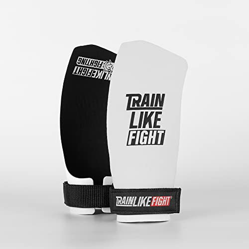 TRAINLIKEFIGHT Icon Reverse 0H - Maniques pour Cross-Training/callisthénie/Exercices de Gymnastique - Protection pour Les Mains - Blanc - XL