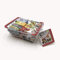 Tachan 729T00489 Einkaufskorb aus Metall, mit Lebensmitteln, 15 Stück, Mehrfarbig, Large