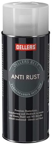Aérosol antirouille Anti Rust OELLERS,400 ml, RAL 6032 vert de sécurité, peinture de protection du métal 3 en 1, peinture antirouille, apprêt et couche de finition pour fer, acier et zinc
