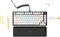 Glorious Gaming GMMK PRO 75Percent - Modular Mechanical Gaming Keyboard, TKL Size, 1.5kg Frame, Customisable, Fox Switches, Coiled Cable, Wrist Rest,White PBT Keycaps,RGB,Nordic QWERTY Layout - Black