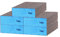 Blocs de ponçage papier de verre à double usage humide et sec, éponges de ponçage super fines 180 grains lavables et réutilisables bois, murs, voitures et métal 5 pièces