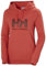 Helly Hansen W HH Logo Hoodie, Sudadera con Capucha de Deporte Mujer, Rojo, L