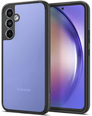 Spigen Ultra Hybrid Hülle Kompatibel mit Samsung Galaxy A54 5G Transparent Handyhülle Durchsichtig -Schwarz