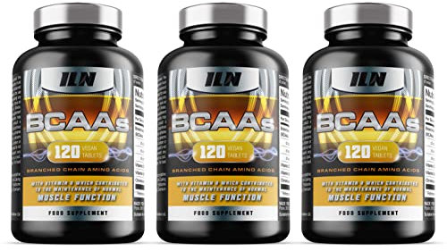 BCAA Tablet - BCAAs (360 Tablets) - 2400mg BCAAs per Serving - BCAA Amino Acids with Vitamin D for Normal Muscle Function - Suitable for Vegans & Vegetarians (Pack of 3)