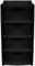 Large Black Plastic Rattan 4 Drawer Storage Tower Unit Chest Office Home School