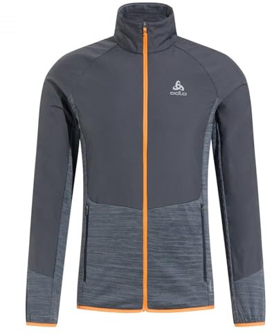 Odlo Herren Laufjacke RUN EASY WARM HYBRID, india ink, M