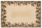 Tischsets 30,5 x 45,7 cm (6 Stück) – dickes, stabiles und hitzebeständiges Tisch-Set für Zuhause, Bankett-Dekorationen, Tannenzapfen-Bordüre, Bild