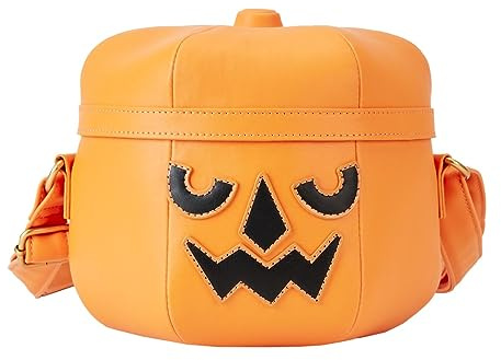 Loungefly Halloween Happy Meal McPunkin Crossbody, Orange, Orange, Crossbody