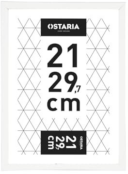 Ostaria sous Verre Coloris Blanc 21X29 7CM