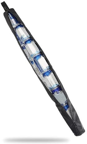 Beer Sleeve, Beer Sleeve for Golf Bag, 6-Cans Golf Beer Sleeve Beverage Storage Case,Beer Cooler, Insulated Tube Cooler with Beer Sling,Golf Gifts for Men,Gift for Golfer,Golf accessories for Men