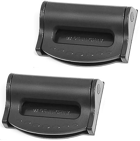 2 Pezzi Blocca Cintura Sicurezza Auto,Universale Blocco Cintura Di Sicurezza Auto,Ferma Cintura Di Sicurezza Auto,Clip Cintura Sicurezza Auto,Adatto Cinture Di Sicurezza ≤ 51 mm,Regolabile,Nero
