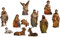 FADEDA 11x Markus-Krippenfiguren/Höhe:12 cm/handbemalt/detailgetreue Krippen Figuren - Weihnachten Tisch Dekoration Krippe Zubehör