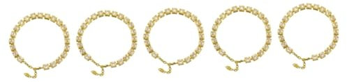 FRCOLOR 5stücke Stylisches Hundehalsband Aus Titanstahl Für Mittelgroße Hunde Leichte Kette Polierte Oberfläche Bequem Und Langlebig Für Täglichen Gebrauch