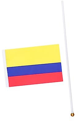 Mipcase Petit Drapeau National sur 100 Pièces Drapeaux Colombiens pour Décorations